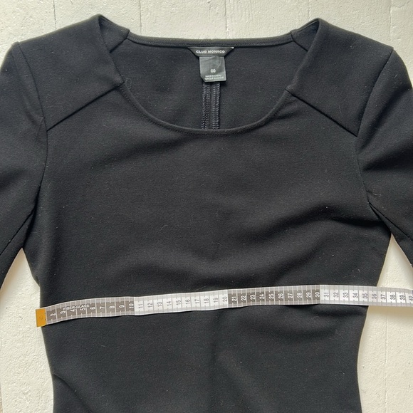 Club Monaco Black Bodycon Dress - Picture 10 of 10
